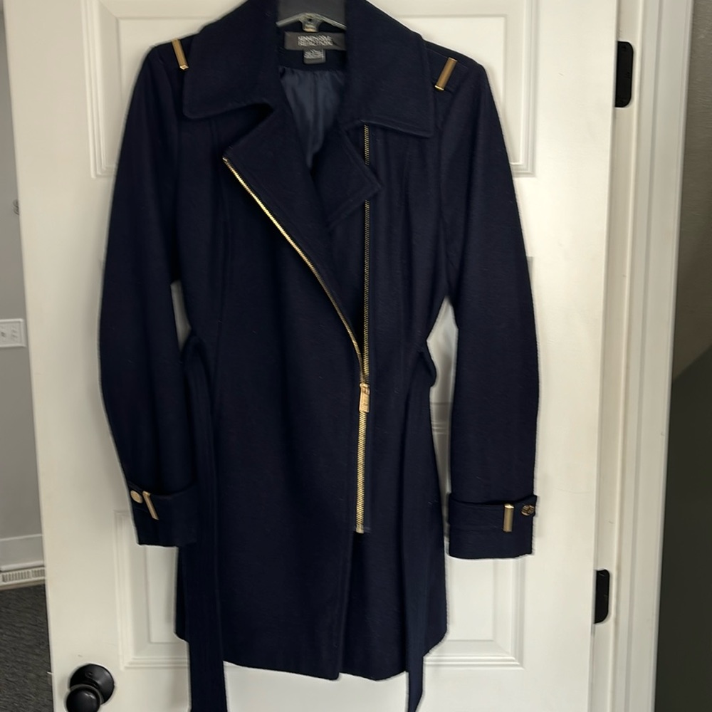 Woman’s pea coat.